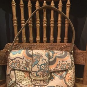 Cole Haan Shoulder Paisley Baguette Bag